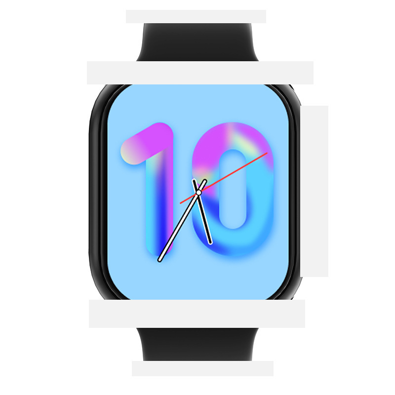 Reloj inteligente Huaqiangbei s10max con llamadas Bluetooth, pagos, NFC, control remoto deportivo y pago inteligente.