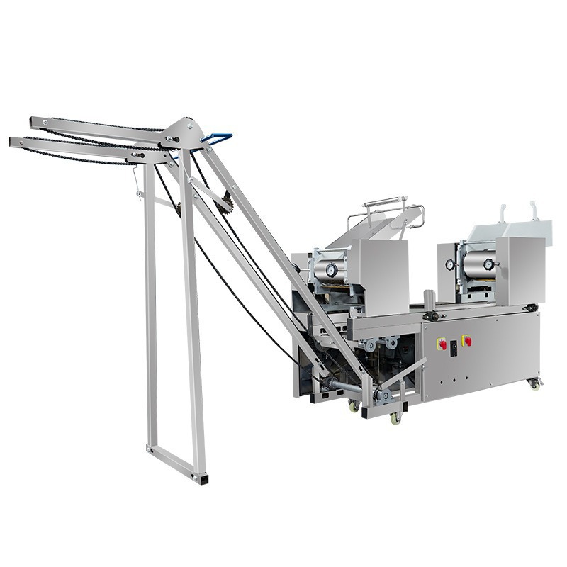 Máquina de fideos circular Xuzhong de imitación comercial de la línea de producción de fideos automáticos de acero inoxidable de cara ancha image 5