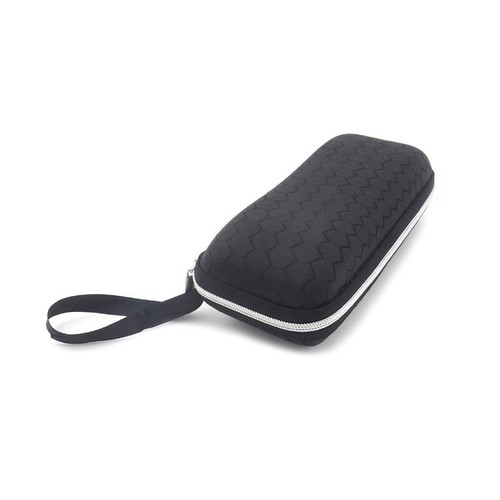 Portable Eye Storage Bag New Leather Handmade Eyeglass Case Durable Strap Sunglasses Bag Fashion Eyeglass Soft Bag