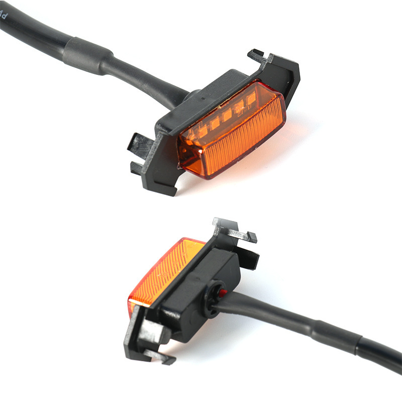 Car Led Grille Mid-Grid Small Yellow Light Daytime Running Light Pickup Truck Warning Light Modified Strobe Light Universal Car
