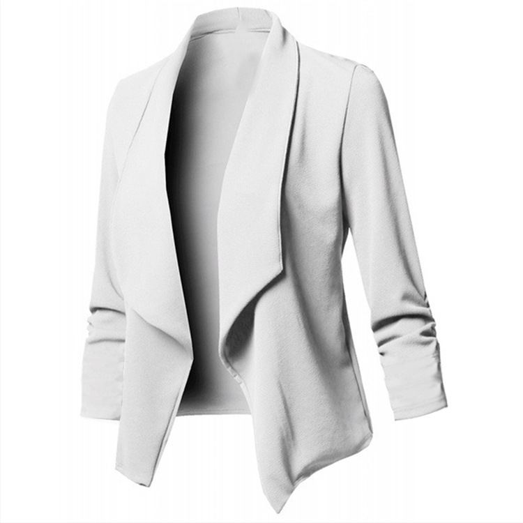 Blazer versatile taglio slim maniche lunghe con colletto_voghion.com