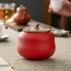 Persimmon tea jar