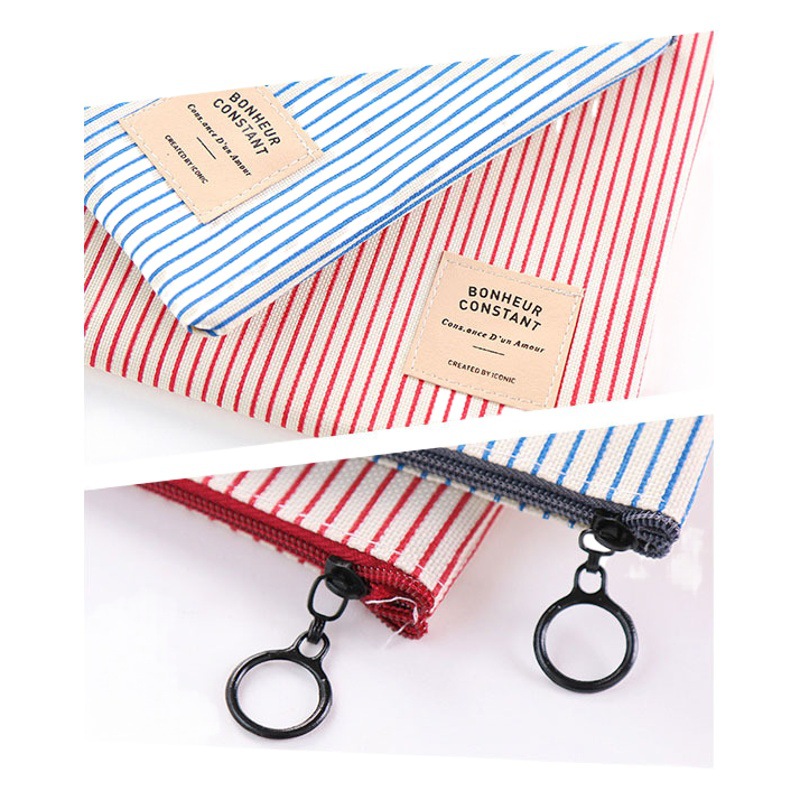 Day South Korea creative small coin purse female mini canvas art cartoon cute fresh student coin bag zipper bag