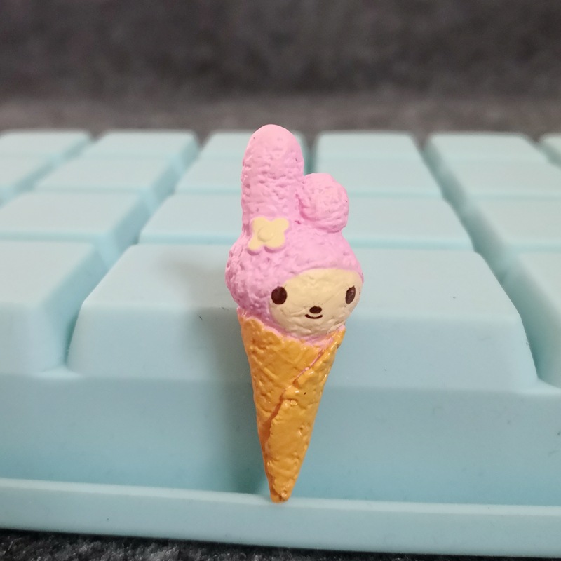 6 시뮬레이션 아이스크림 슬리퍼 음식 연주 멜로디 DIY 패치 소재 인형 마이크로 풍경 장식