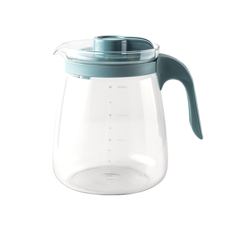 Capacious teapot for home use, set, glass iced tea, high-quality style