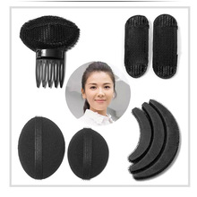 透气垫发神器根蓬松发夹器两侧增高隐形海绵后脑勺五齿发梳BB发卡