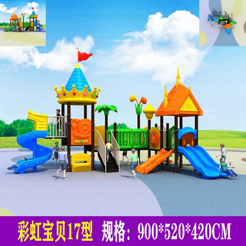 Deslizamiento infantil nuevo deslizamiento de jardín de infantes al aire libre comunidad parque de juegos al aire libre combinación deslizamiento