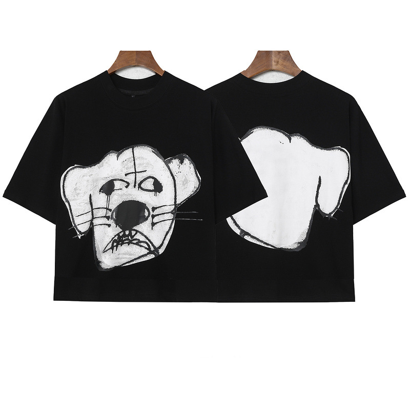 Summer 100% cotton fashionable high street loose casual short sleeved unisex couple T-shirt_viptrois.com