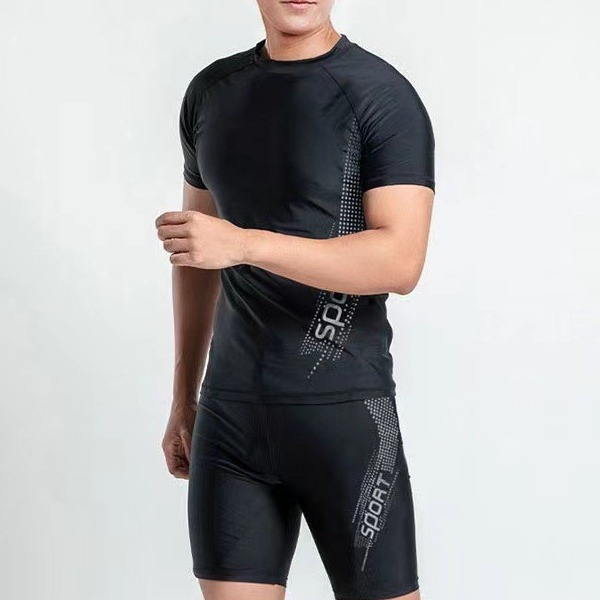 2024 Men's Swimming Suit Swimming suit Teenage Adult Men's Plus Size Swimming Suit Men's Training Swimsuit