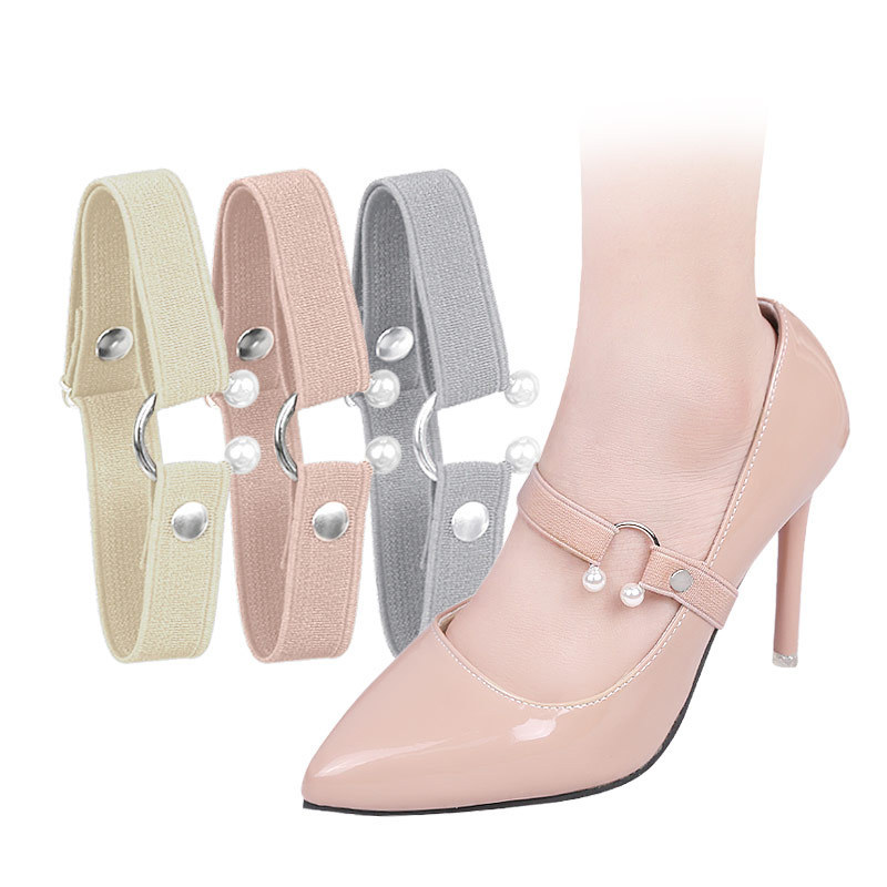 New high-heeled shoes with anti-drop heel belt fixed anti-drop Heel lace non-slip belt decorative buckle shoes with large heel shoes New high-heeled shoes with anti-drop heel belt fixed anti-drop Heel lace non-slip belt decorative buckle shoes with large heel shoes