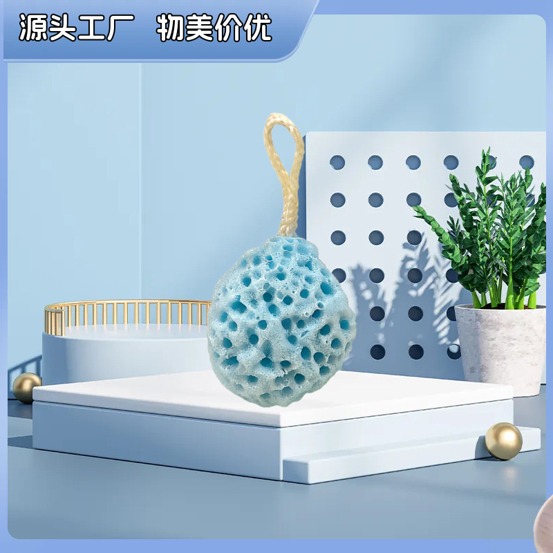 Esponja de baño grande estilo japonés con forma de panal, esponja súper suave, esponja de baño bonita para niños, esponja exfoliante agradable para la piel.