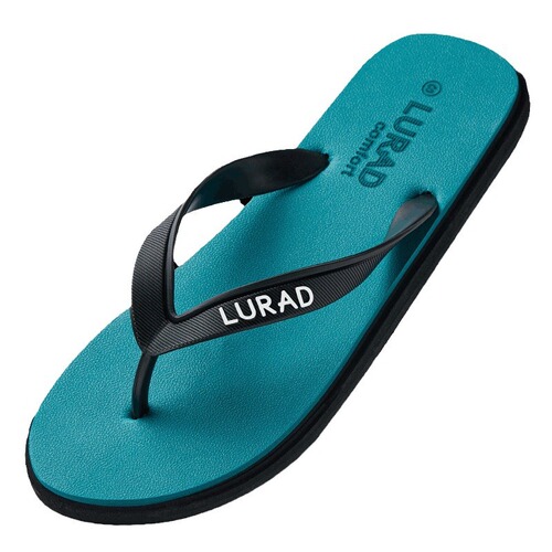 Luradi men's flip-flops summer non-slip outdoor sandals flip-flops men's casual rubber beach shoes trend