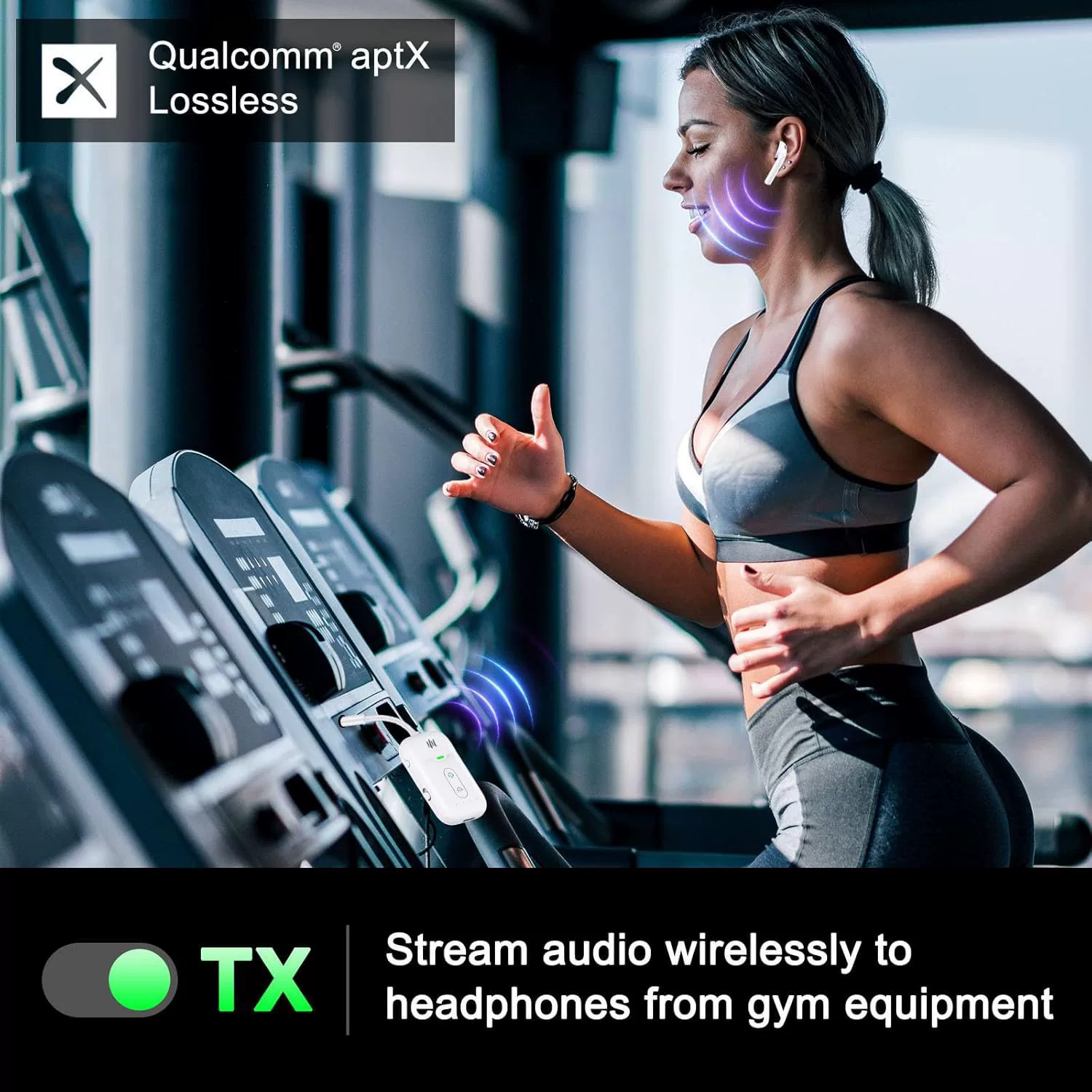 Адаптер Bluetooth 5.4 Beeitzie & Airfly, белый приёмник-передатчик, поддержка APTX