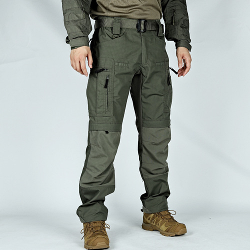 New P40 tactical knee pads for men, outdoor training military pants, wear-resistant, breathable, multi-pocket workwear