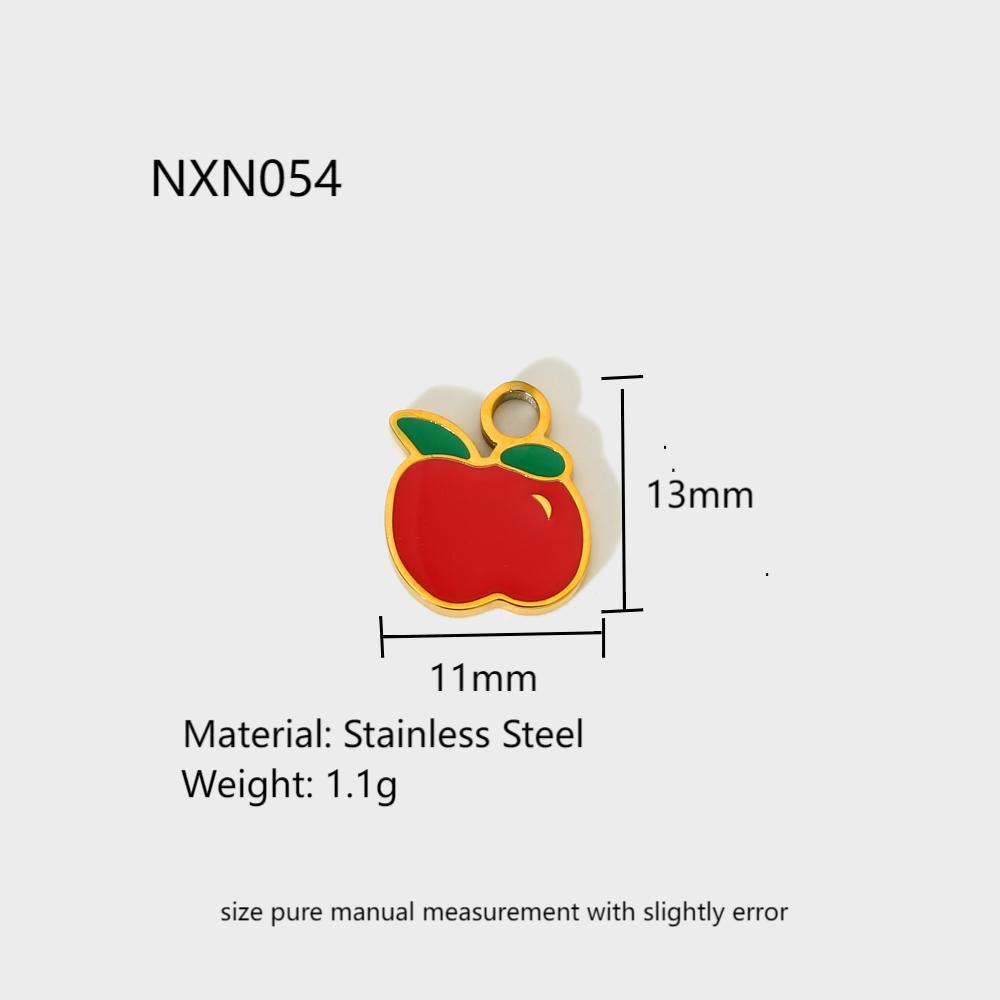 2g Weight 0.03µm-0.05µm Gold Plating Thickness PVD Coated Gold Plating Process Pendant Jewelry Making Type 18K Real Gold Plated Plating Material 1 Piece Quantity 304 Stainless Steel Material Cherry, Fruit, Strawberry, Banana Pattern Cute Style Enamel Craft 1 Piece 304 Stainless Steel Cherry Fruit Strawberry Polished Pendant DIY Ornament Accessories 4