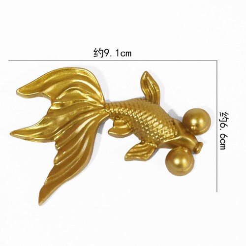 Grandpa's birthday cake decoration crane auspicious cloud longevity plug-in birthday star acrylic plug-in goldfish ornaments