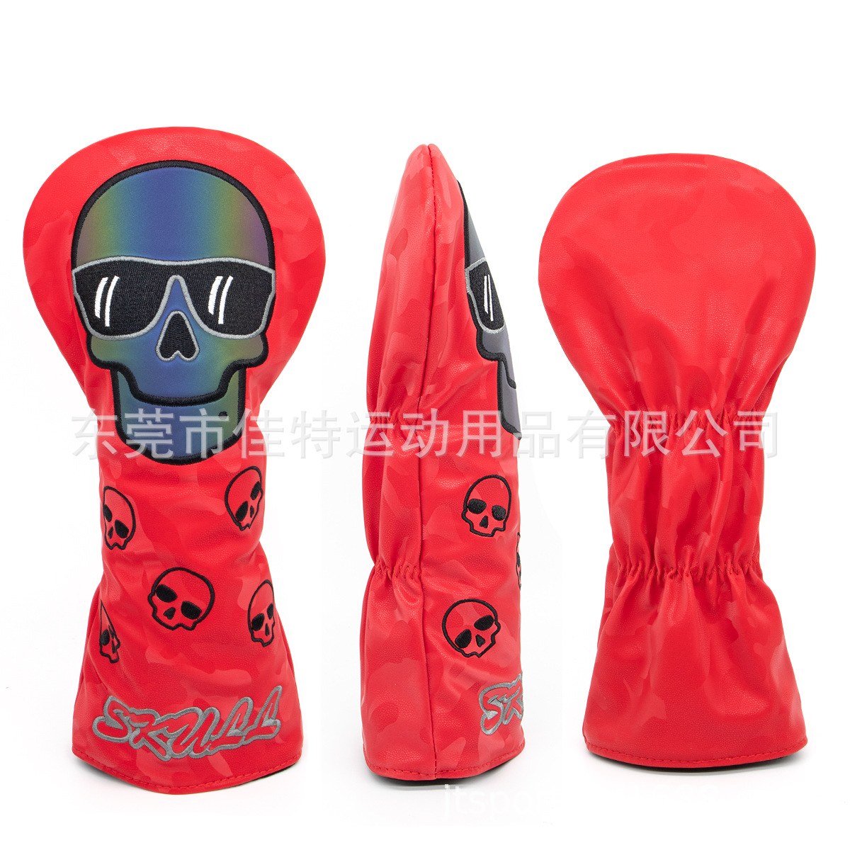 Cráneo cubierta del Club de Golf conjunto completo varilla de hierro N ° 1 calle pequeña pierna de pollo varilla de madera putter tapa protectora cubierta fábrica