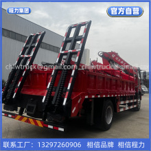 【程力集团】5吨吊机出口XCMG随车吊带爬梯徐工折臂起重机卡车