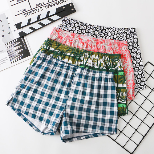 Men's underwear, men's boxer pure cotton, personalized mid-waist boys' Arrow pants, youth live broadcast, cross-border summer breathable trend