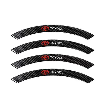 Qapı və bamper qoruyucu zolaqlar: decorative strips, thickened anti-scratch, anti-collision - feng-tian-carbon-fiber-wheel-arches-4-piece-set-unpackaged