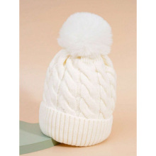 V 38814 Fleece twist knit hat �����黨��ñ�羳����ͨ����
