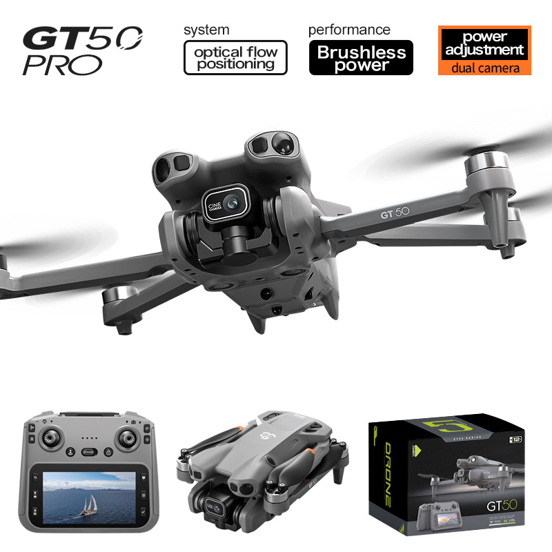 Dron Cuadricóptero con Cámara HD GT50 PRO Plástico Evitación de Obstáculos