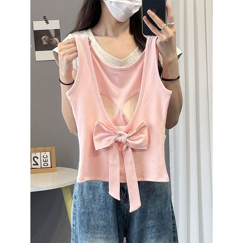 핑크/가슴 패드 포함 [여름 신상품-핫셀링 모델]