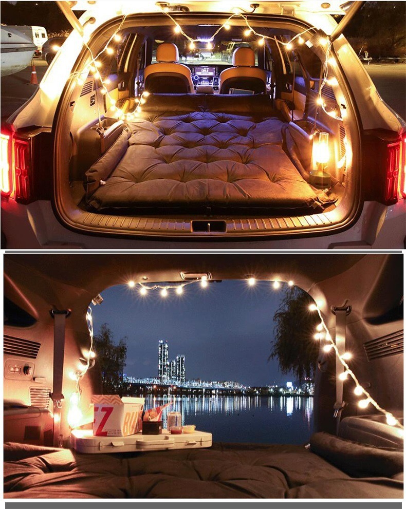 modely/3 mattress car inflatable bed, car rear seat sleeping pad, inflatable bed for self-driving camping, nap, and travel mattress