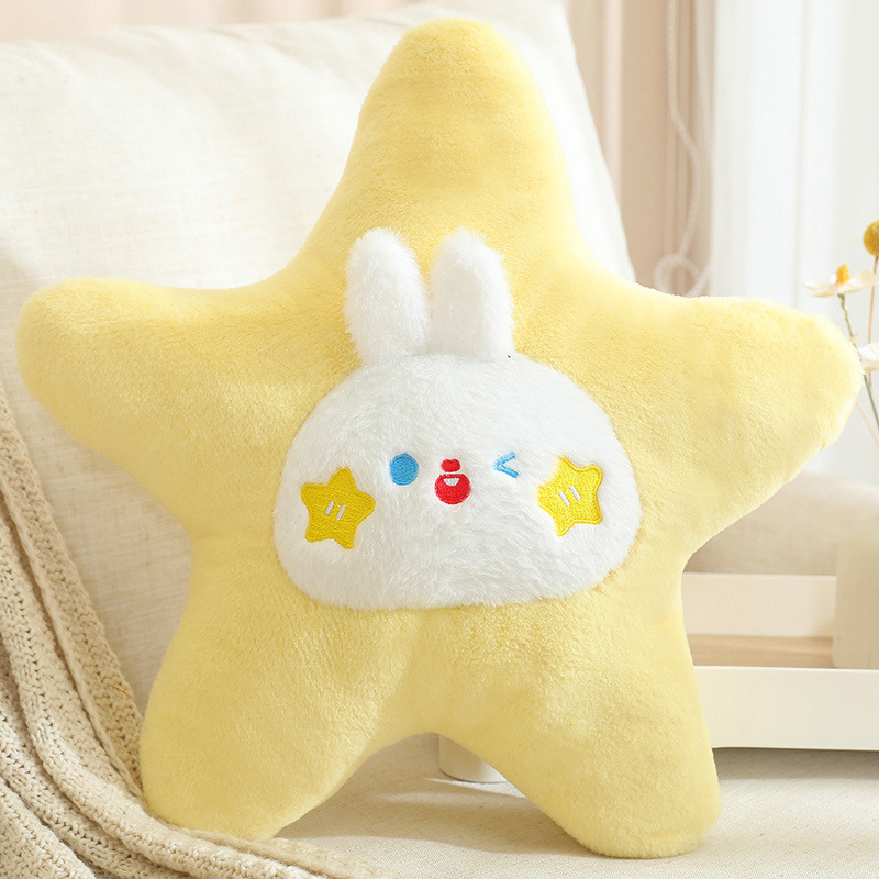 Pentagramas almohada lindo sofá cojín juguetes de peluche muñeca in adornos de dormitorio regalo perrito