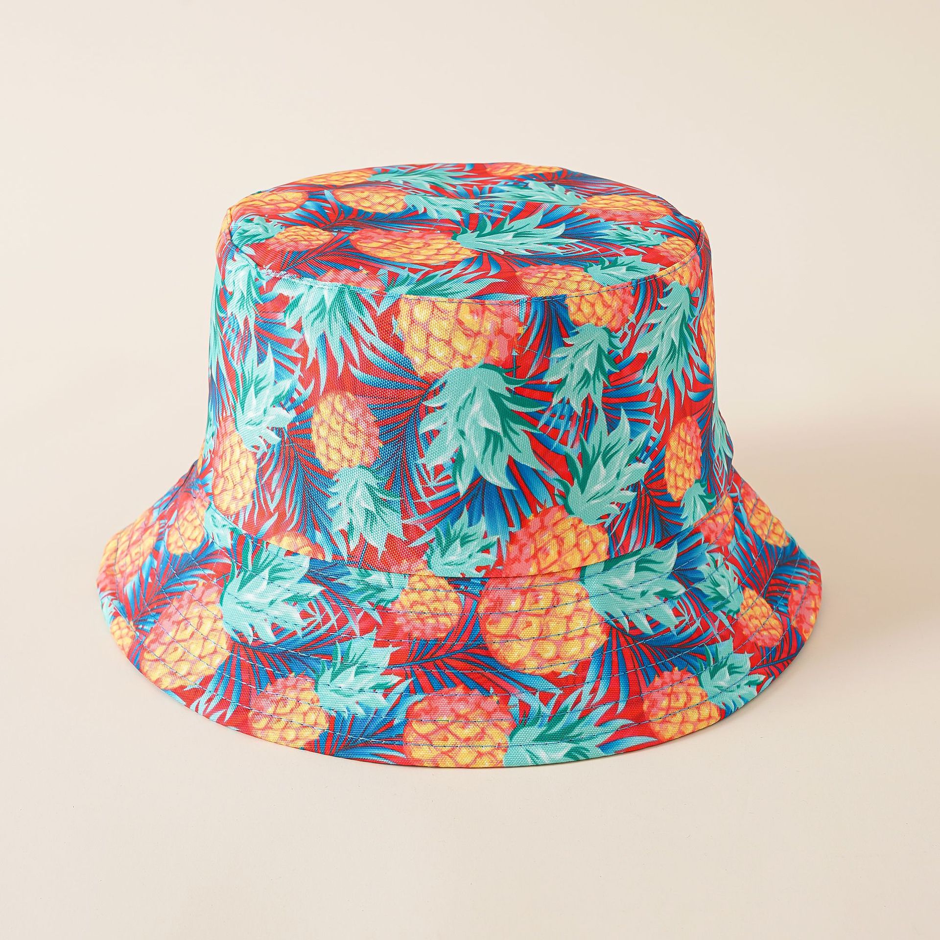 Pescador sombrero hombres ins moda 2022 primavera y verano playa sombrero tropical estilo hoja de plátano flor impresión sol sombrero mujeres