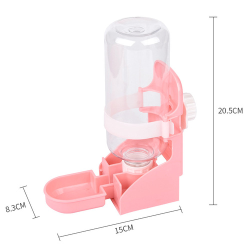 Pet automatic drinking fountain, pigeon and rabbit drinking bowl, cat and dog hanging cage water dispenser, multifunctional pet supplies 6