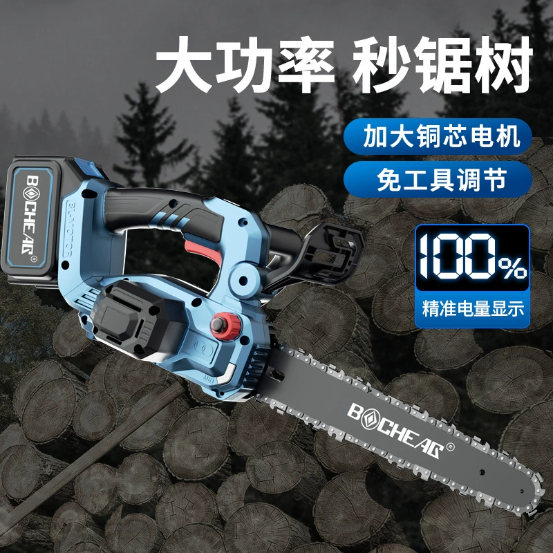 Новая 12-дюймовая бензопила для домашнего использования портативная небольшая ручная пила зарядная литиевая электрическая лесозаготовительная пила высокой скорости пила оптом