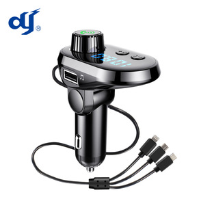 New Bluetooth Fm Transmitter with Data Cable Car Mp3 Transmitter