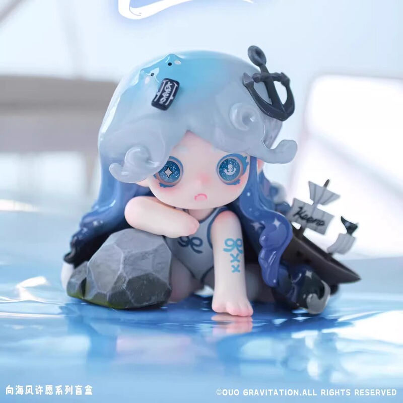 正版幽灵keeno三代向海风许愿系列盲盒潮玩桌面摆件女孩可爱礼物|undefined