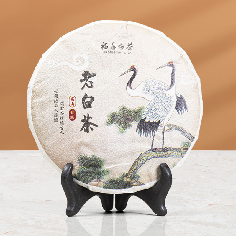 Fuding White Tea Old White Tea Shoumei Small Tea Cake Tea Gift Box with Aged Tangerine Peel, Wholesale for Gift and Souvenir