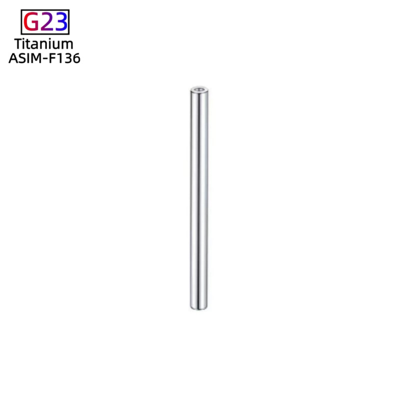 Pointed titanium steel lip stud product view
