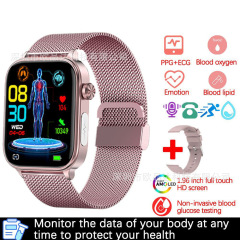 新品ET570ブルートゥース通話スマートウォッチECG PPG心電図体温心拍数血圧マルチスポーツスマート