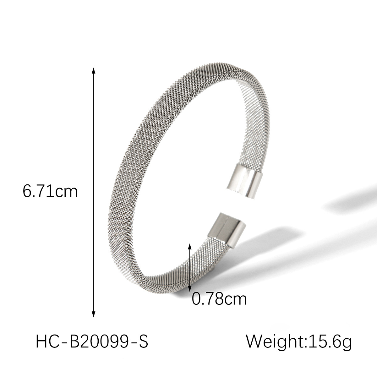 Brazalete abierto de espiga de trigo de acero inoxidable europeo y americano transfronterizo para mujer, pulsera de acero de titanio simple y de alta calidad, joyería de todo fósforo que no se desvanece