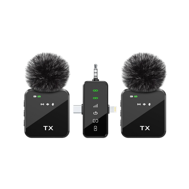 Nuevo modelo privado micrófono inalámbrico de collar radio reducción de ruido grabación de audio micrófono pequeño video de disparo de collar micrófono