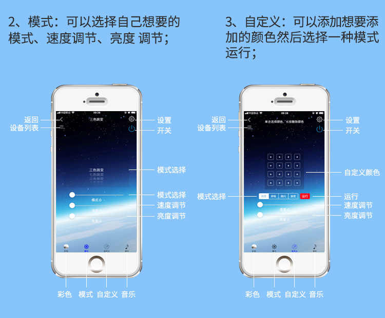 LED迷你蓝牙控制器-LED蓝牙控制器-手机APP控制器-R