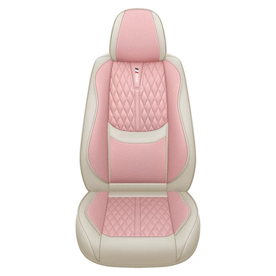All Seasons, Car Seat Cushion Exclusively: Four Seasons Pad - sakura-pink-solid-waist-single-seat-five-seats