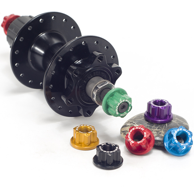 Dead car nut mountain bike hub nut climbing car rear axle M10 nut nut nut folding car axle nut