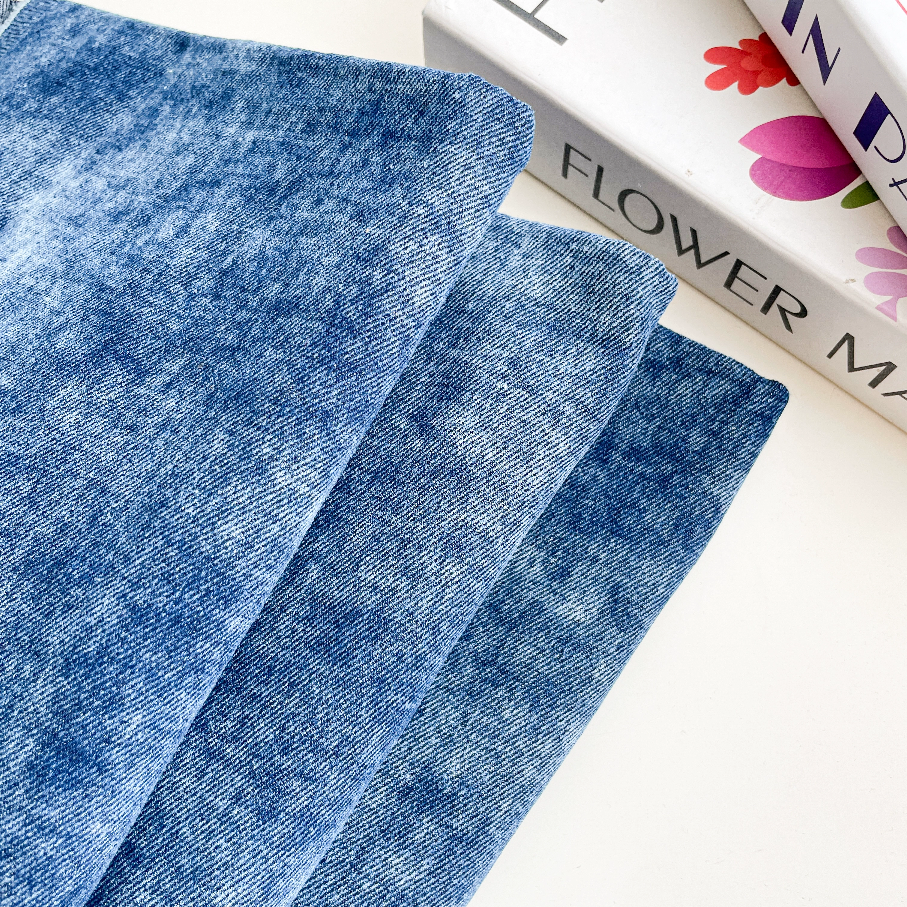 Retro denim design cloth, increased thickness