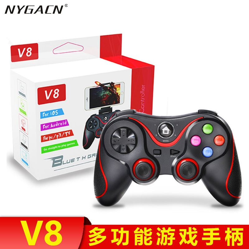 v8 v13 x3 t3手机游戏手柄无线IOS安卓p3 p4 Switch多功能手柄