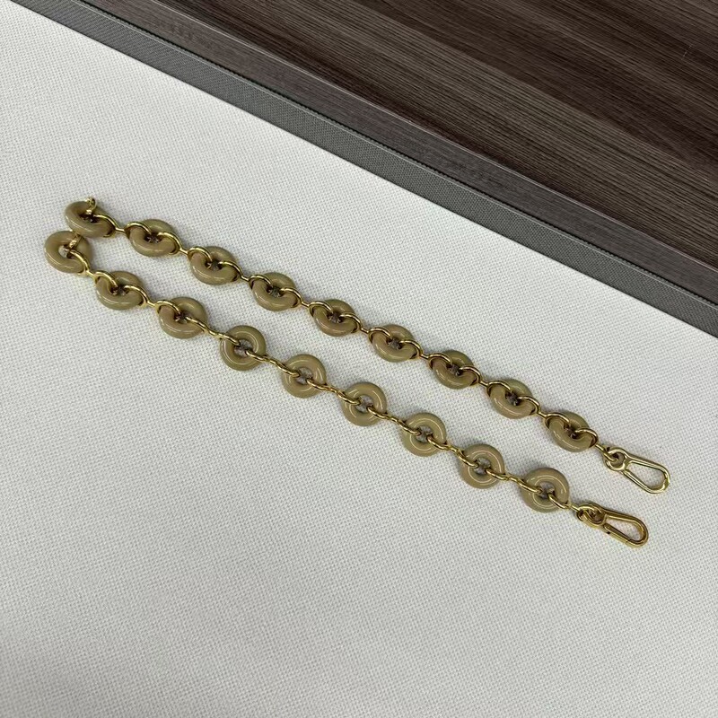 ロエベパズル福袋麦わらバッグチェーンバッグストラップロエハンドバッグ翡翠ドーナツショルダーストラップに適しています|undefined
