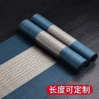 桌旗茶席桌垫餐垫茶几垫茶桌垫新中式中国风田园禅意质感防水隔热