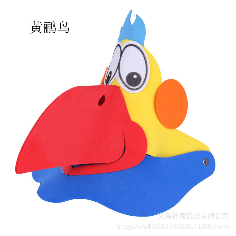 Día del niño Eva sombrero para el sol actividades entre padres e hijos dibujos animados animal tocado doce tocado del zodiaco