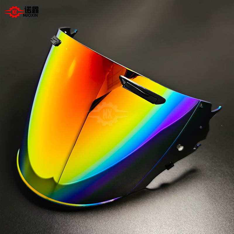Suitable for Arai Vz-Ram Half Helmet, Three-Quarter Vas-Z Helmet Lens, Full-Face Helmet, Anti-Fog, Color-Changing, Day and Night