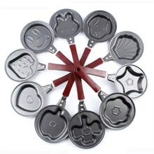 12cm卡通迷你鸡蛋锅煎锅 不粘锅 早餐锅动物形状煎蛋锅迷你锅