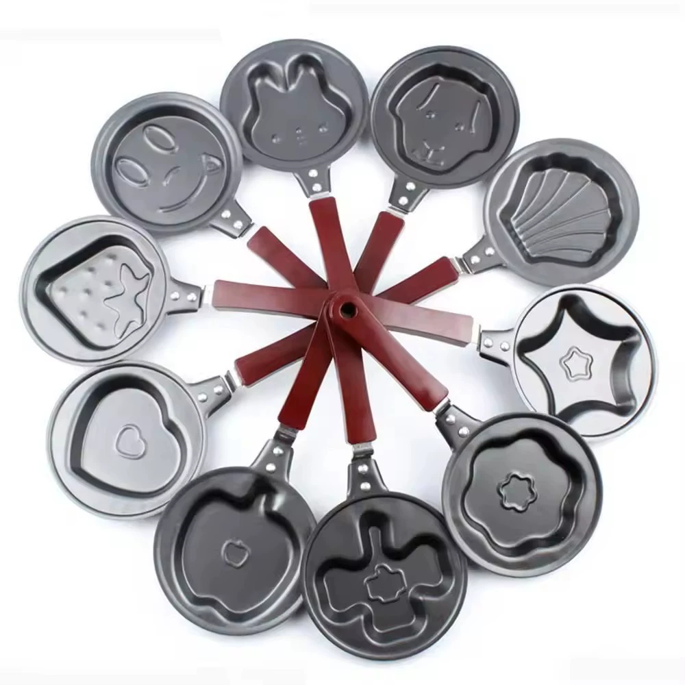 12cm мультфильм мини-яичная сковорода сковорода антипригарная сковорода кастрюля для завтрака в форме животных сковорода мини-сковорода